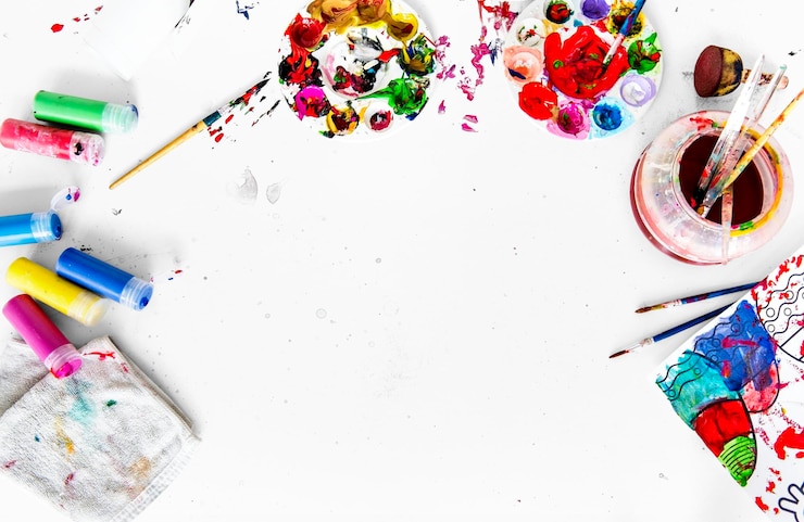 PSD la pittura a colori è un'arte per mescolare il colore