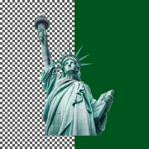 la statua della libertà modernizzata Statua della libertà illustrazione su sfondo trasparente png psd