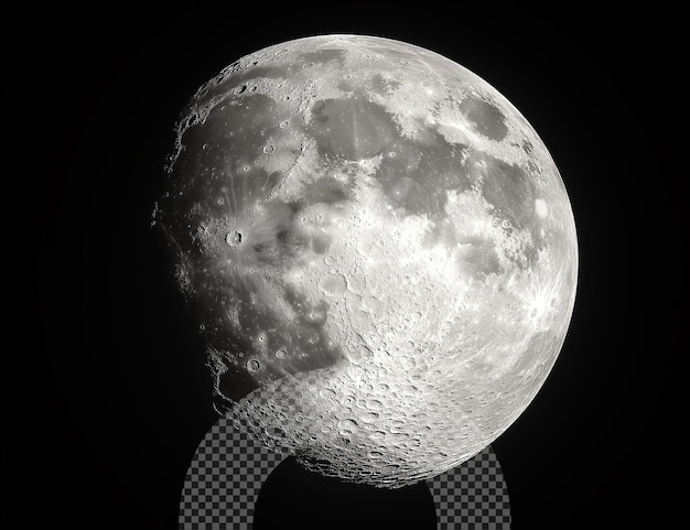 La superficie lunare dettagliata