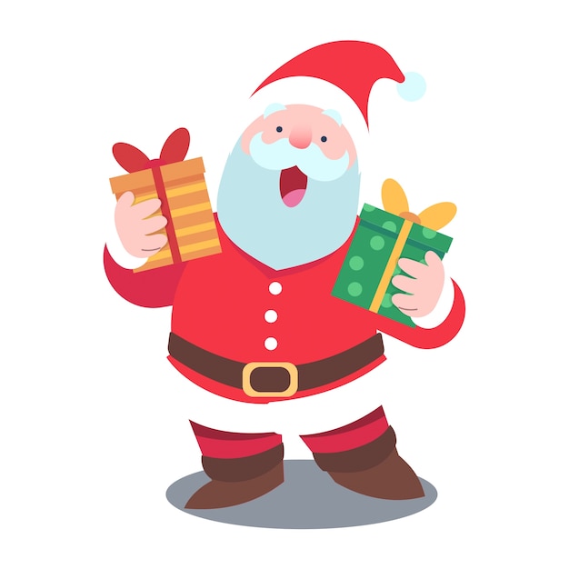 La tenuta di Babbo Natale presenta l'illustrazione