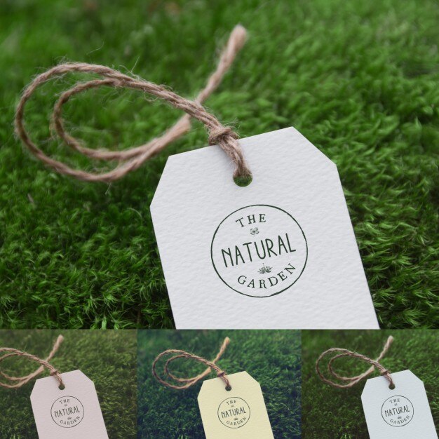 PSD label design mock up