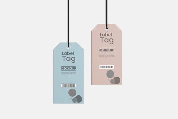 PSD label-tag-mockup