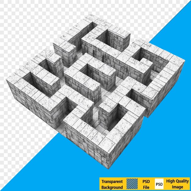 El laberinto de piedra en 3D