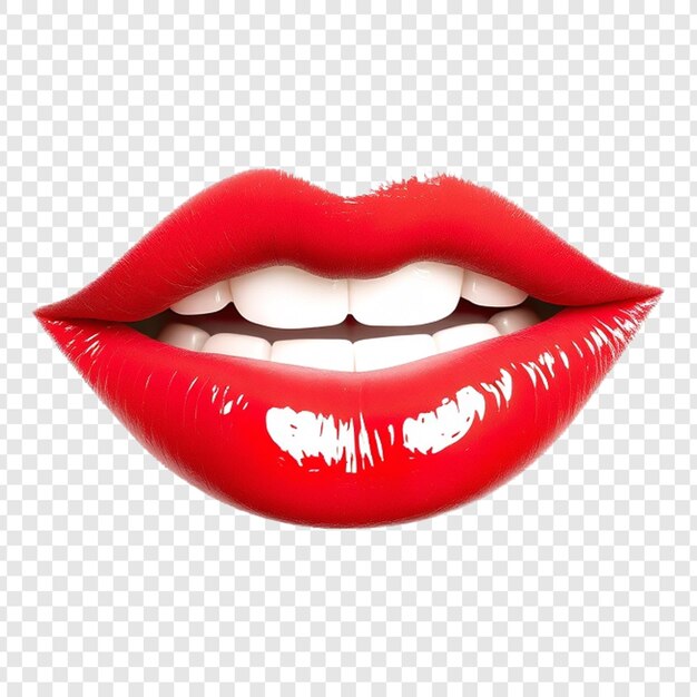 un labio rojo con un labio blanco y la palabra labios en él