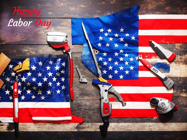 PSD labor day background