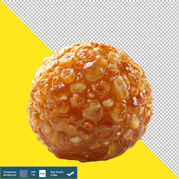 PSD laddu en fondo blanco fondo hiper transparente png psd