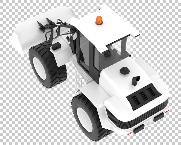 Lader auf transparentem Hintergrund 3D-Darstellung