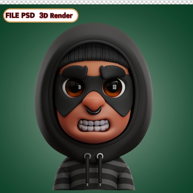 PSD ladrón 3d