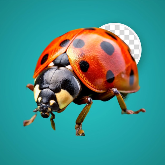 Ladybug elevation frontansicht isoliert