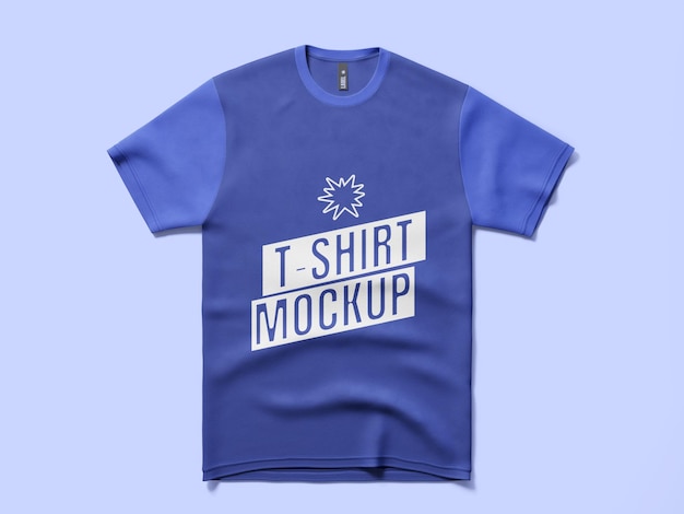lässige T-Shirt-Kleidung Streetwear bearbeitbare Farbe realistisches Mockup