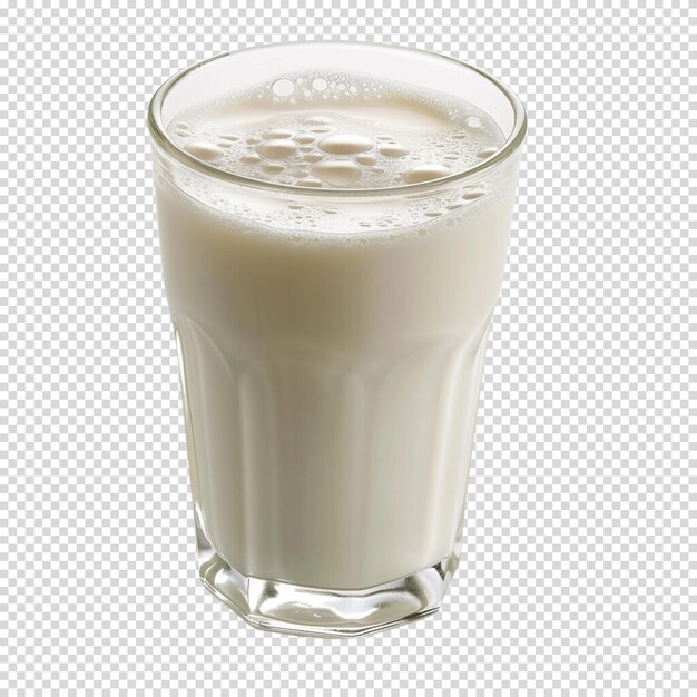 PSD le lait frais isolé sur fond transparent