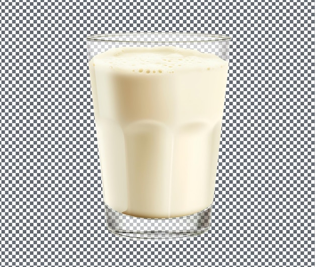 Le lait sucré isolé sur fond transparent
