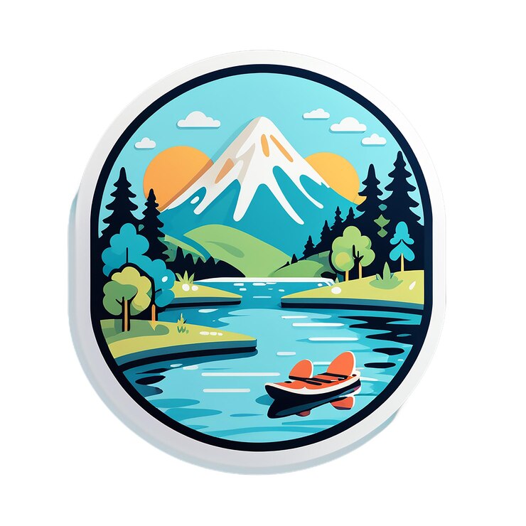 PSD lake park sticker decal