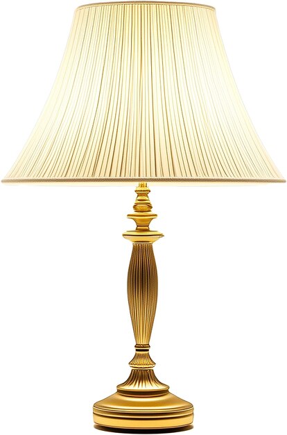 lamp on isolated background generative ai