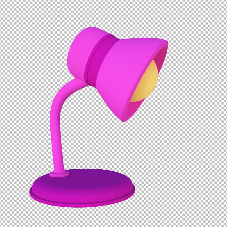 PSD lâmpada de objeto de ilustração 3d