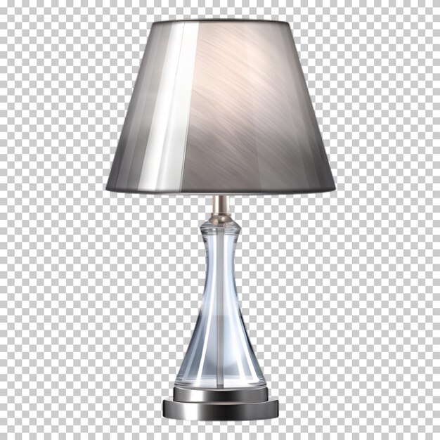PSD lâmpada moderna isolada sobre um fundo transparente
