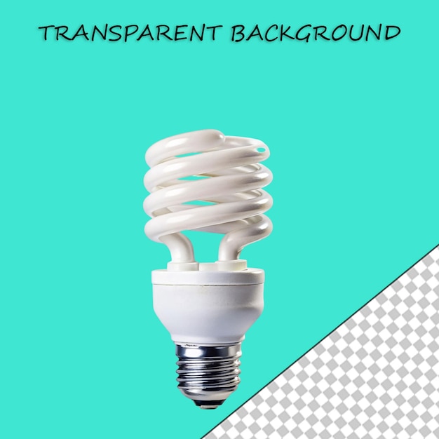 PSD lâmpadas de cores diferentes em ilustração de fundo transparente
