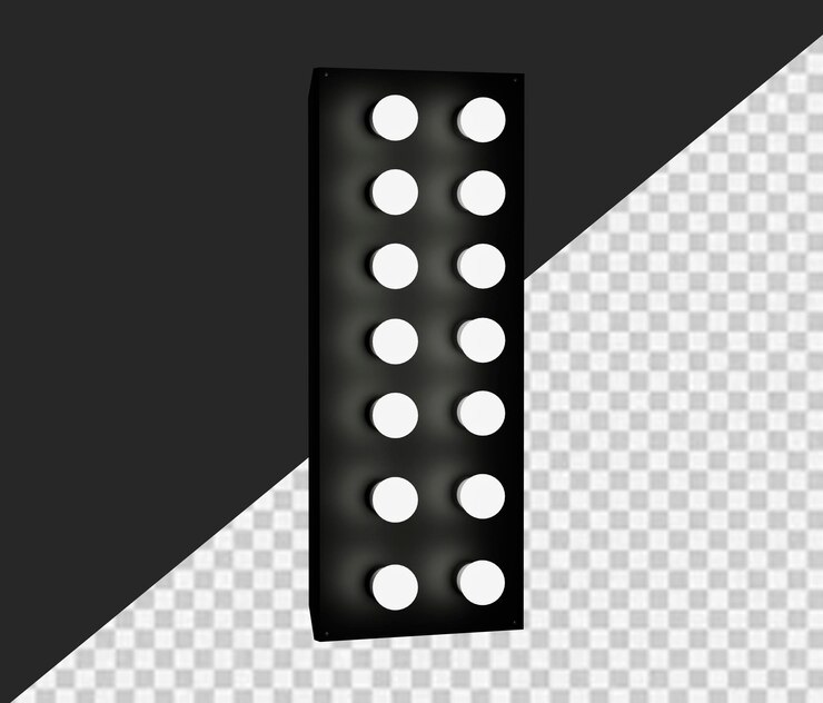 PSD lámpara 3d con múltiples bombillas elemento de iluminación de alta resolución para diseño e decoración de interiores
