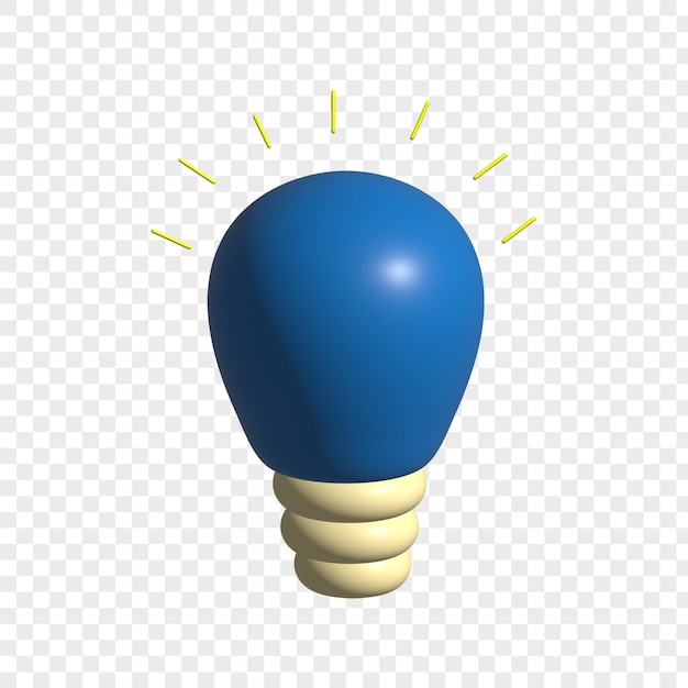 lámpara 3d objeto ilustración renderizado icono aislado