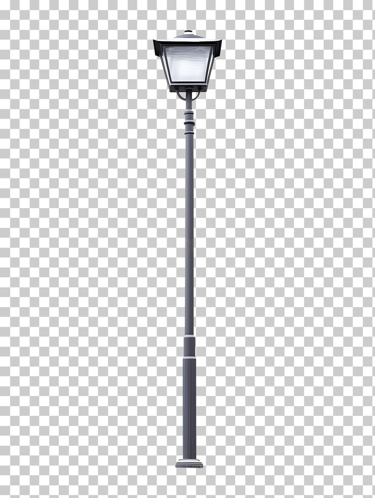 PSD lámpara de calle tradicional aislada sobre un fondo transparente png psd