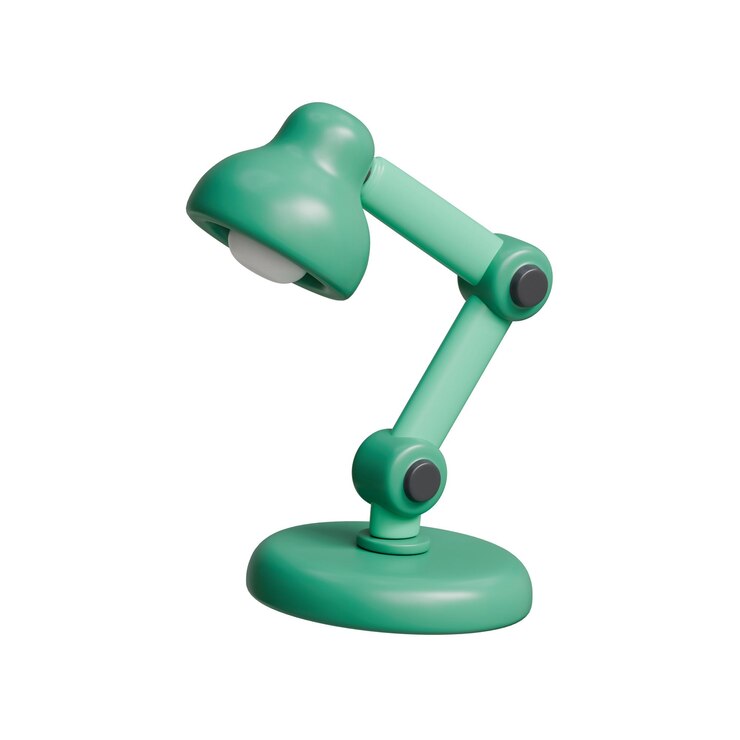 PSD lámpara de estudio de íconos 3d