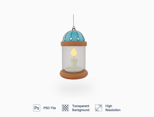 PSD una lámpara con una luz que dice fondo transparente.