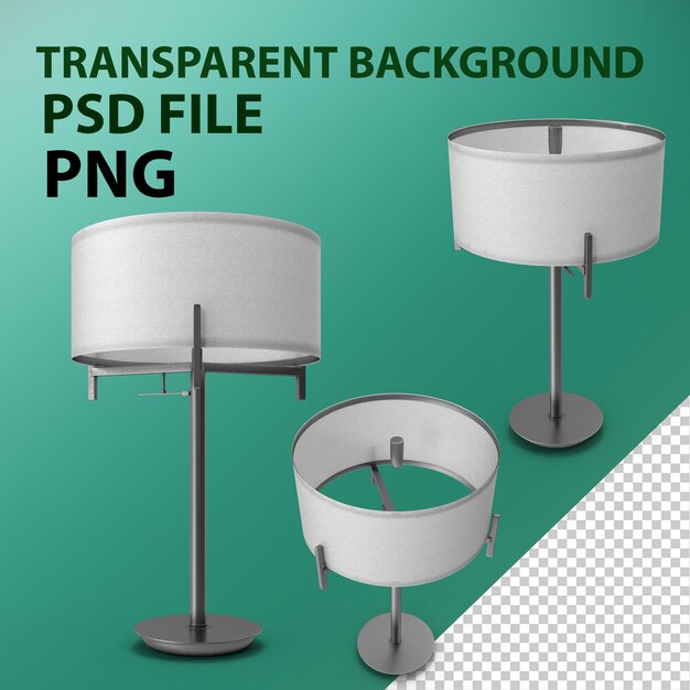 Lámpara de mesa contemporánea PNG