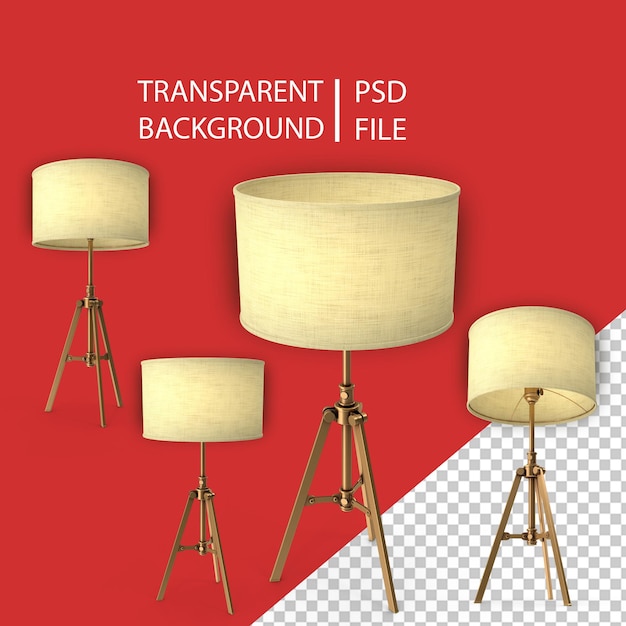 Lámpara De Mesa De Transición PNG