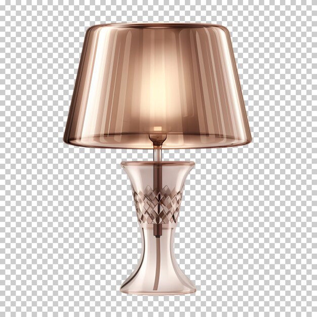 PSD lámpara moderna aislada sobre un fondo transparente