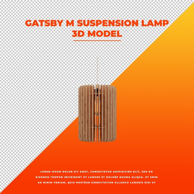 Lámpara de Suspensión Gatsby M
