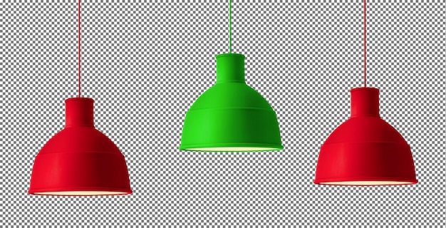 Lámparas rojas y verdes