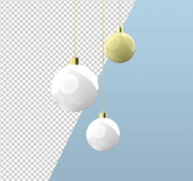 PSD lampe à bulles de noël 3d