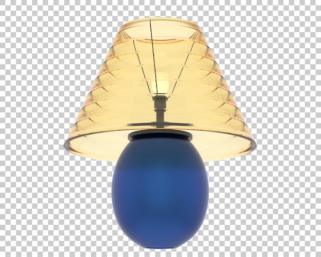 Lampe De Chevet Sur Fond Transparent Illustration De Rendu 3d