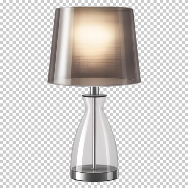 PSD lampe moderne isolée sur un fond transparent