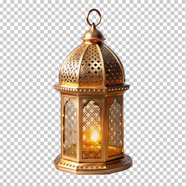 Une Lampe De Ramadan Réaliste Sur Un Fond Transparent