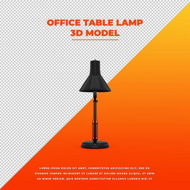 PSD lampe de table de bureau