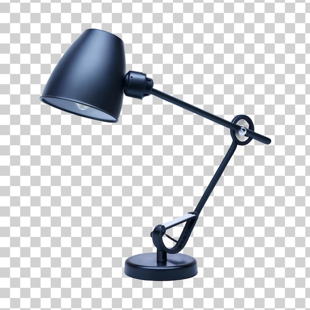 Une lampe de table moderne isolée sur un fond transparent Un éclairage élégant