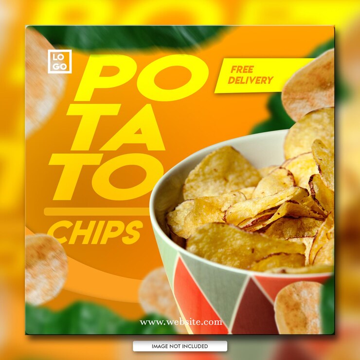 PSD lanches de fast food e modelo de banner de design de mídia social de café da manhã