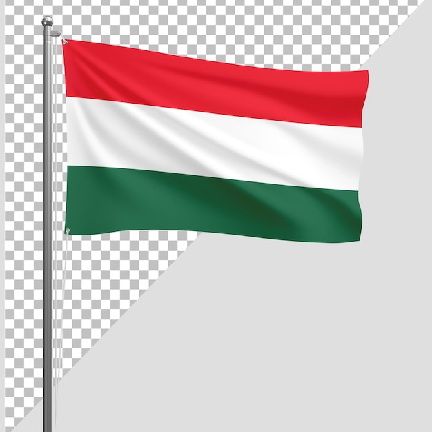 Landesflagge auf durchsichtigem Hintergrund