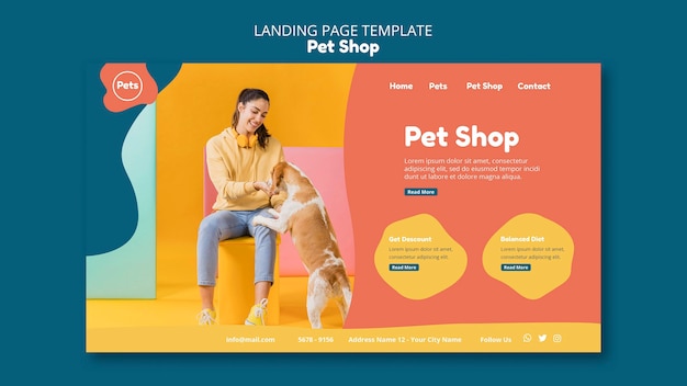 Landingpage der zoohandlung