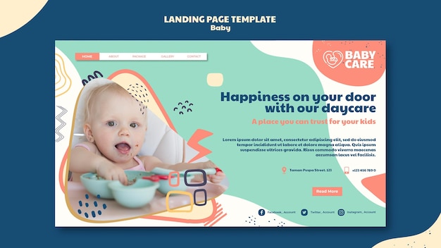 Landingpage für Babypflegeprofis