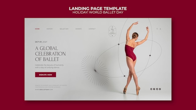 PSD landingpage zum weltballetttag