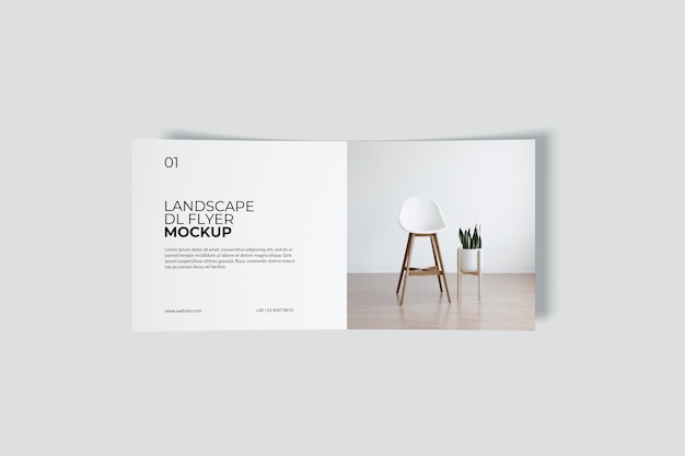 Landschaft DL Flyer Mockup