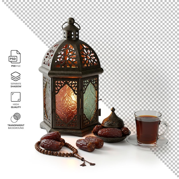 La lanterne du Ramadan et les dates