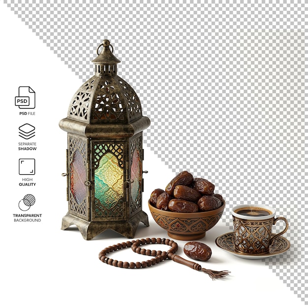 La lanterne du Ramadan et les dates