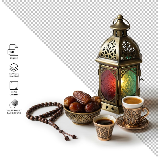 La lanterne du Ramadan et les dates