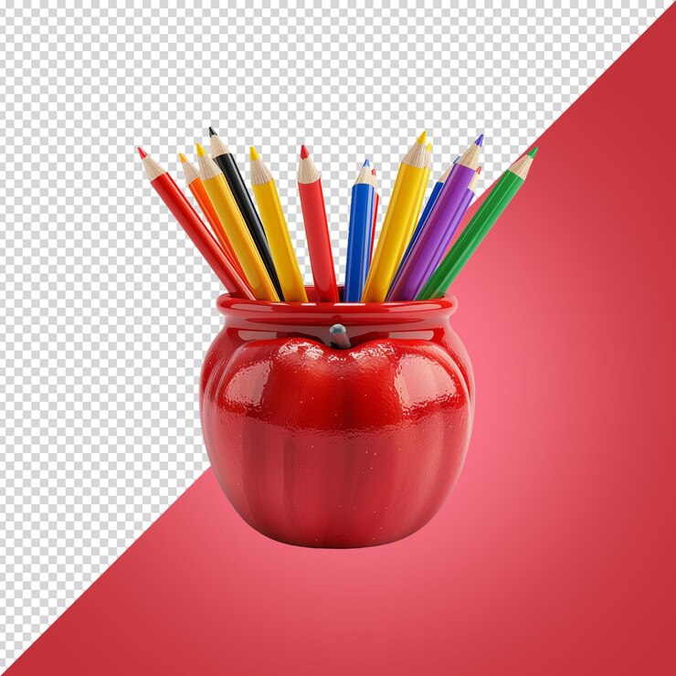 PSD lápices de color aislados