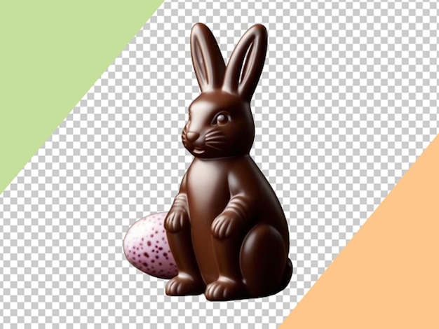 PSD le lapin de pâques au chocolat