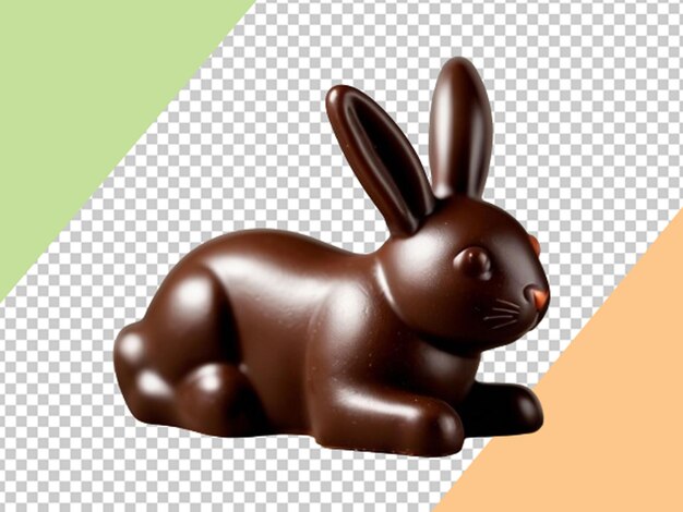 PSD le lapin de pâques au chocolat