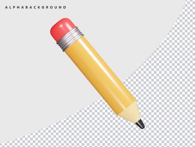 un lápiz amarillo con una tapa roja se muestra en un fondo a cuadros